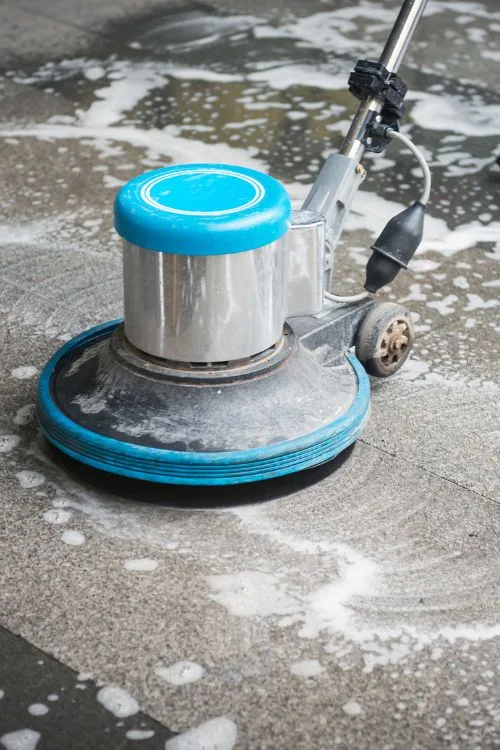 Way2Shine strip and wax floor care